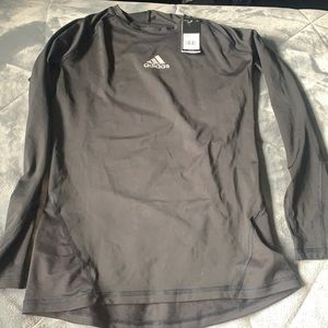 Black men’s adidas compression top